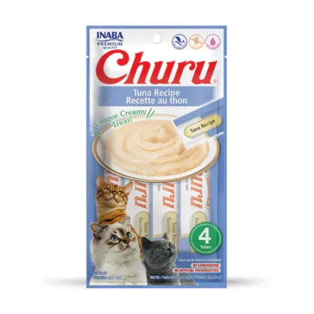 Inaba Churu Tuna Cat Treats Recipe 14gx4