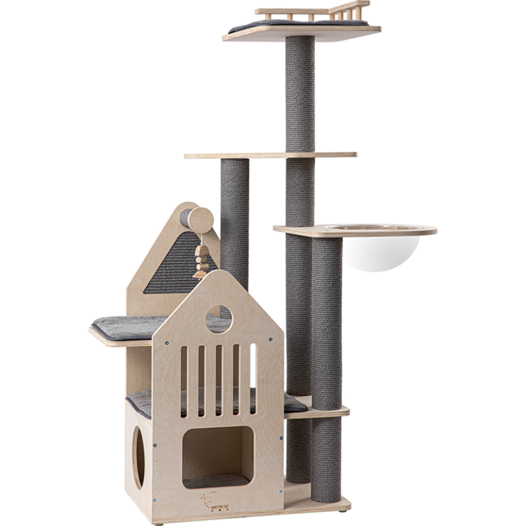 HONEYPOT CAT® Solid Wood Cat Tree Urban Luxury 210195pro Joycat